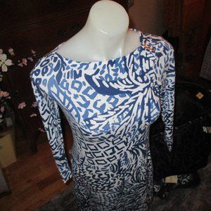 LILLY PULITZIER XXS DRESS BLUE  WORN ONCE